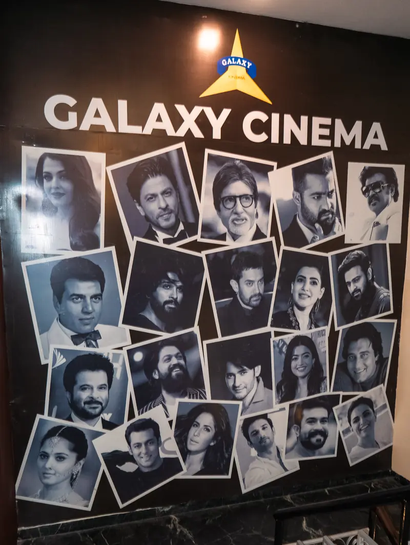 The Galaxy Cinema photo wall